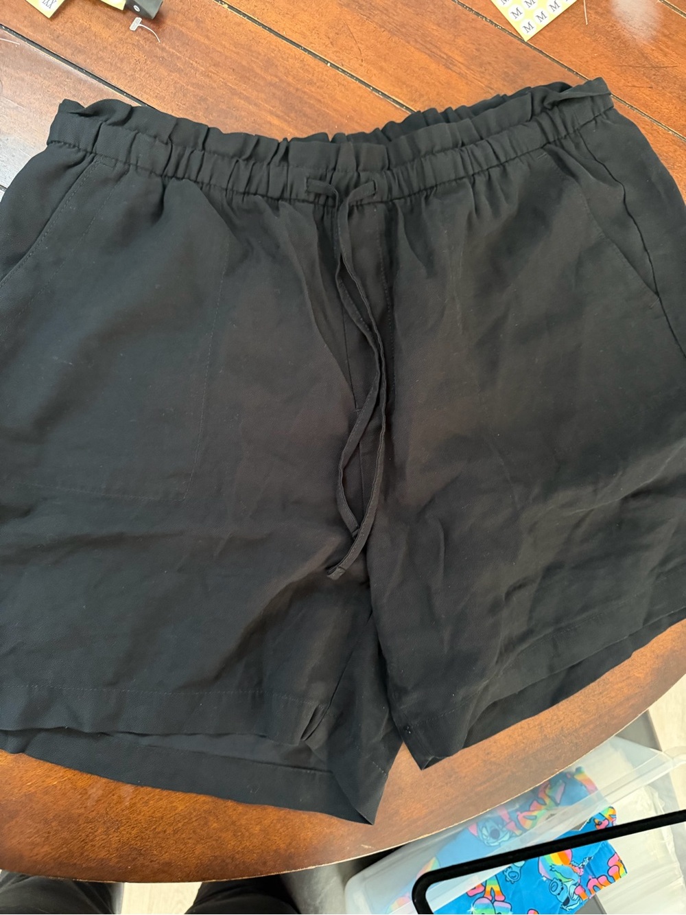 Old Navy Black Women's Athletic Drawstring Shorts